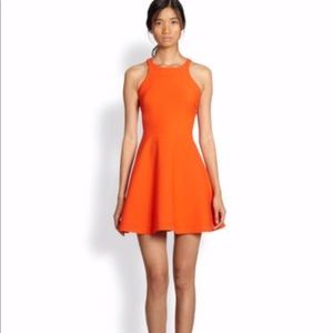 Orange dress fit & flare
